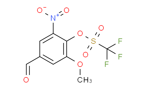 CAS No. 1021493-52-6, 4-Formyl-2-methoxy-6-nitrophenyl trifluoromethanesulfonate