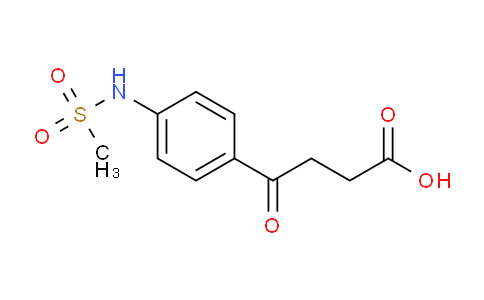 CAS No. 100632-57-3, 4-(4-(Methylsulfonamido)phenyl)-4-oxobutanoic acid