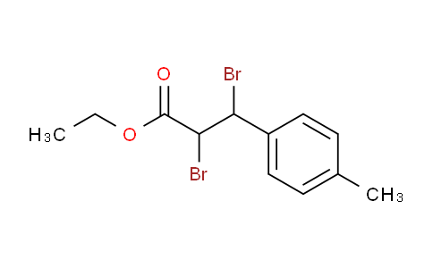 CAS No. 101458-36-0, Ethyl 2,3-dibromo-3-p-tolylpropanoate