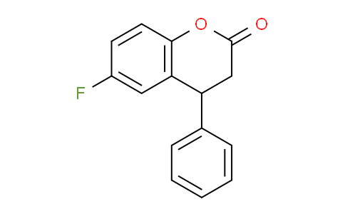 CAS No. 1134885-95-2, 6-Fluoro-3,4-dihydro-4-phenyl-2H-1-Benzopyran-2-one