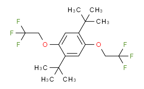 CAS No. 1147737-68-5, 1,4-di-tert-butyl-2,5-bis(2,2,2-trifluoro-ethoxy)benzene