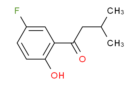 CAS No. 1225523-32-9, 1-(5-Fluoro-2-hydroxyphenyl)-3-methyl-1-Butanone