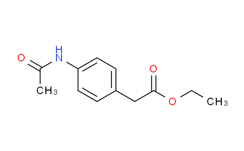 CAS No. 13475-17-7, Ethyl 2-(4-acetamidophenyl)acetate