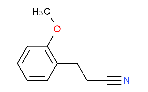 CAS No. 145851-06-5, 2-Methoxy-Benzenepropanenitrile