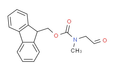 CAS No. 147687-06-7, (9H-Fluoren-9-yl)methyl methyl(2-oxoethyl)carbamate