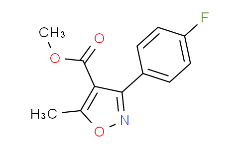 CAS No. 159693-09-1, 3-(4-Fluorophenyl)-5-methyl-4-Isoxazolecarboxylicacid methylester