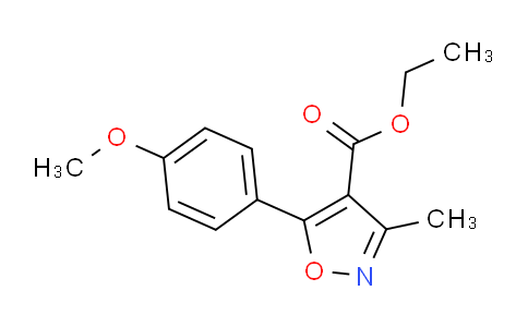 CAS No. 161838-22-8, 5-(4-Methoxyphenyl)-3-methyl-4-Isoxazolecarboxylicacid ethylester