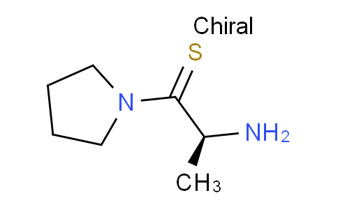 CAS No. 184360-52-9, (2S)-2-amino-1-pyrrolidin-1-ylpropane-1-thione,hydrochloride