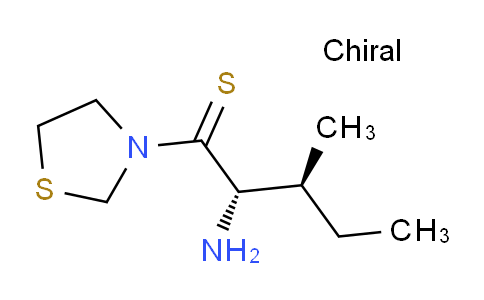 CAS No. 184360-58-5, 3-[(2S,3S)-2-amino-3-methyl-1-thioxopentyl]Thiazolidine