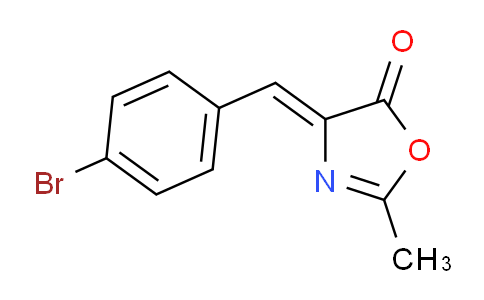 CAS No. 186605-19-6, 4-[(4-bromophenyl)methylene]-2-methyl-5(4H)-Oxazolone