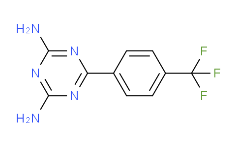 CAS No. 186834-97-9, 6-(4-(Trifluoromethyl)phenyl)-1,3,5-triazine-2,4-diamine