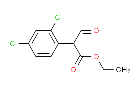CAS No. 188425-04-9, Benzeneacetic acid, 2,4-dichloro-.alpha.-forMyl-, ethyl ester
