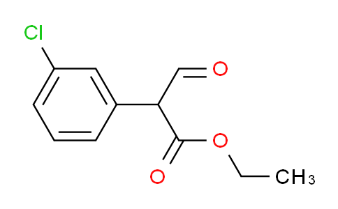 CAS No. 200215-46-9, Ethyl 2-(3-chlorophenyl)-3-oxopropanoate