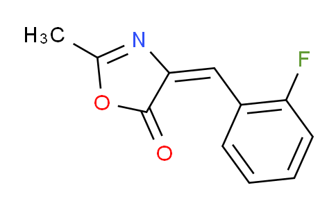 CAS No. 297142-51-9, (4E)-4-(2-fluorobenzylidene)-2-methyl-1,3-oxazol-5(4H)-one