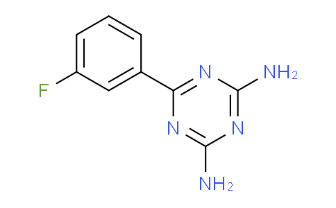 CAS No. 30530-43-9, 6-(3-fluorophenyl)-1,3,5-Triazine-2,4-diamine