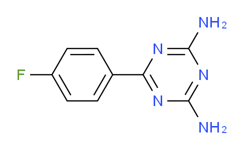 CAS No. 30530-44-0, 6-(4-Fluorophenyl)-1,3,5-triazine-2,4-diamine