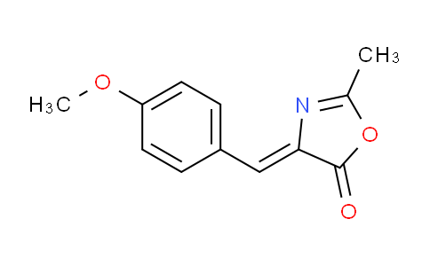 CAS No. 31730-24-2, 4-[(4-methoxyphenyl)methylene]-2-methyl-5(4H)-Oxazolone