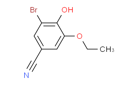 CAS No. 330462-57-2, 3-Bromo-5-ethoxy-4-hydroxy-Benzonitrile