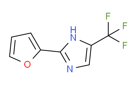 CAS No. 33468-88-1, 2-(2-Furanyl)-5-(trifluoromethyl)-1H-Imidazole
