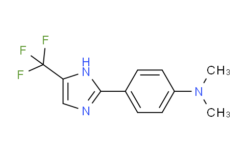 CAS No. 33469-10-2, N,N-dimethyl-4-[5-(trifluoromethyl)-1H-imidazol-2-yl]-Benzenamine