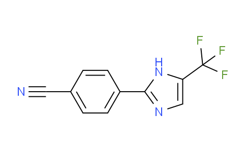 CAS No. 33469-11-3, 4-[5-(Trifluoromethyl)-1H-imidazol-2-yl]-benzonitrile