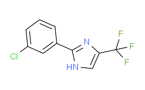 CAS No. 33469-14-6, 2-(3-Chlorophenyl)-4-(trifluoromethyl)-1H-imidazole
