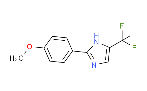 CAS No. 33469-37-3, 2-(4-methoxyphenyl)-5-(trifluoromethyl)-1H-Imidazole