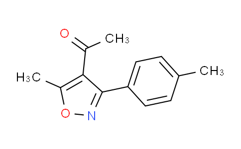 CAS No. 35166-24-6, 1-[5-methyl-3-(4-methylphenyl)-4-isoxazolyl]-Ethanone