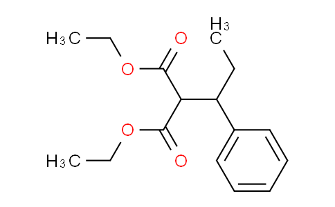 CAS No. 37556-02-8, diethyl2-(1-phenylpropyl)propanedioate