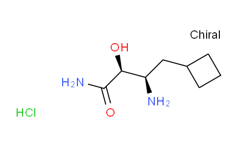 CAS No. 1036931-36-8, (2S,3R)-3-amino-4-cyclobutyl-2-hydroxybutanamide hydrochloride