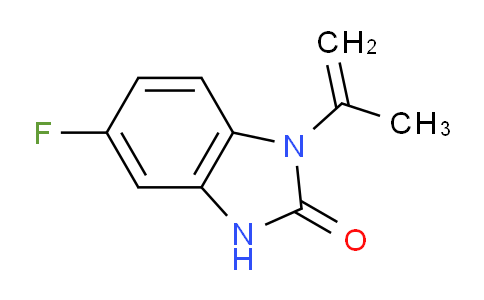 CAS No. 406945-10-6, 5-Fluoro-1,3-dihydro-1-(1-methylethenyl)-2H-Benzimidazol-2-one