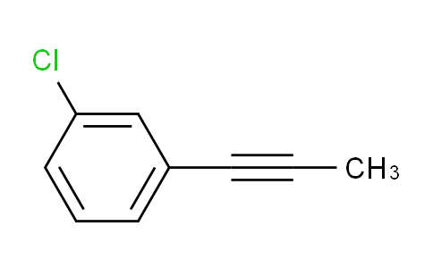 CAS No. 43136-84-1, 1-Chloro-3-(1-propyn-1-yl)-Benzene