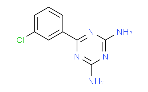 CAS No. 4514-54-9, 6-(3-Chlorophenyl)-1,3,5-Triazine-2,4-diamine
