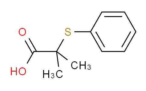 CAS No. 5219-64-7, 2-methyl-2-(phenylthio)Propanoic acid