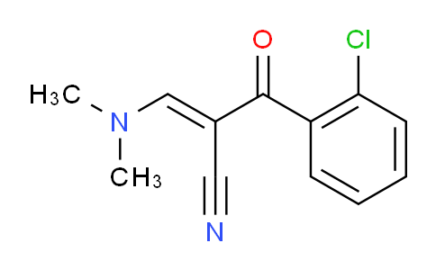 CAS No. 52200-17-6, 2-(2-Chlorobenzoyl)-3-(dimethylamino)acrylonitrile