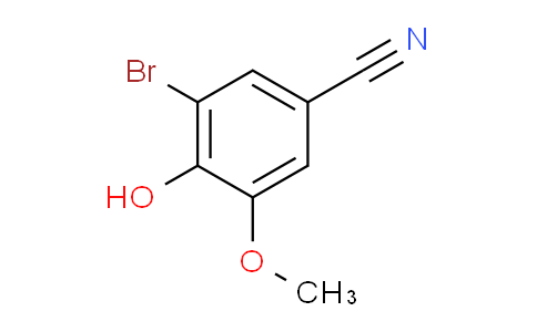 CAS No. 52805-45-5, 3-Bromo-4-hydroxy-5-methoxy-Benzonitrile