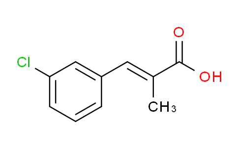 CAS No. 53598-05-3, 3-(3-chlorophenyl)-2-methyl-2-Propenoicacid