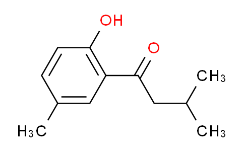 CAS No. 55813-81-5, 1-(2-Hydroxy-5-methylphenyl)-3-methylbutan-1-one