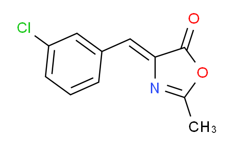 CAS No. 57689-69-7, 4-[(3-Chlorophenyl)methylidene]-2-methyl-1,3-oxazol-5-one