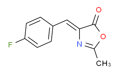 CAS No. 586-08-3, 4-[(4-fluorophenyl)methylene]-2-methyl-5(4H)-Oxazolone