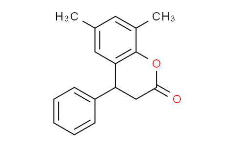 CAS No. 60813-66-3, 3,4-Dihydro-6,8-dimethyl-4-phenyl-2H-1-Benzopyran-2-one