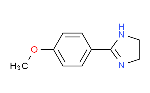CAS No. 6302-84-7, 2-(4-Methoxyphenyl)-1-imidazoline