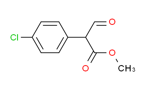 CAS No. 63857-15-8, methyl 2-(4-chlorophenyl)-3-oxopropanoate
