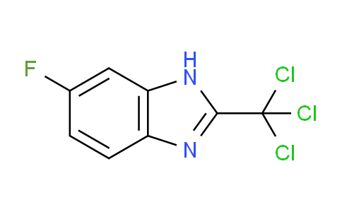 CAS No. 673487-34-8, 6-Fluoro-2-(trichloromethyl)-1H-Benzimidazole