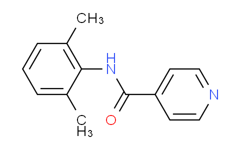 CAS No. 68280-05-7, N-(2,6-dimethylphenyl)-4-Pyridinecarboxamide