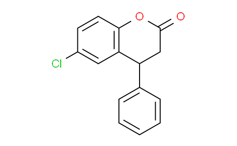 CAS No. 73108-72-2, 6-Chloro-3,4-dihydro-4-phenyl-2H-1-benzopyran-2-one