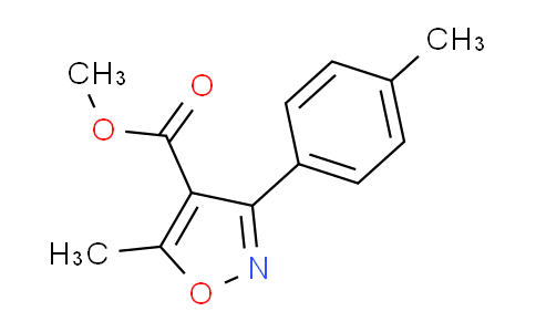 CAS No. 79379-87-6, 5-Methyl-3-(4-methylphenyl)-4-Isoxazolecarboxylicacid methylester