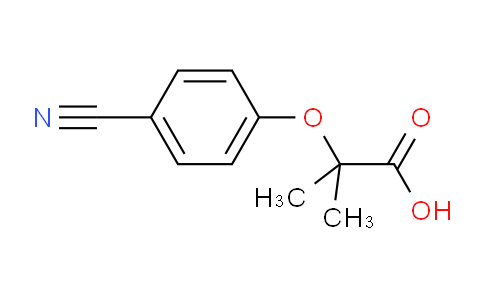 CAS No. 79925-16-9, 2-(4-Cyanophenoxy)-2-methylpropanoic acid
