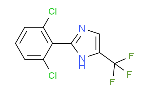 CAS No. 81654-11-7, 1H-Imidazole, 2-(2,6-dichlorophenyl)-5-(trifluoromethyl)-