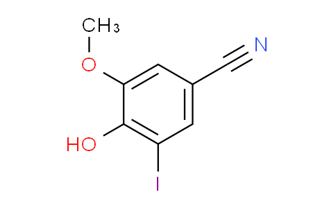 CAS No. 834907-45-8, 4-Hydroxy-3-iodo-5-methoxybenzonitrile